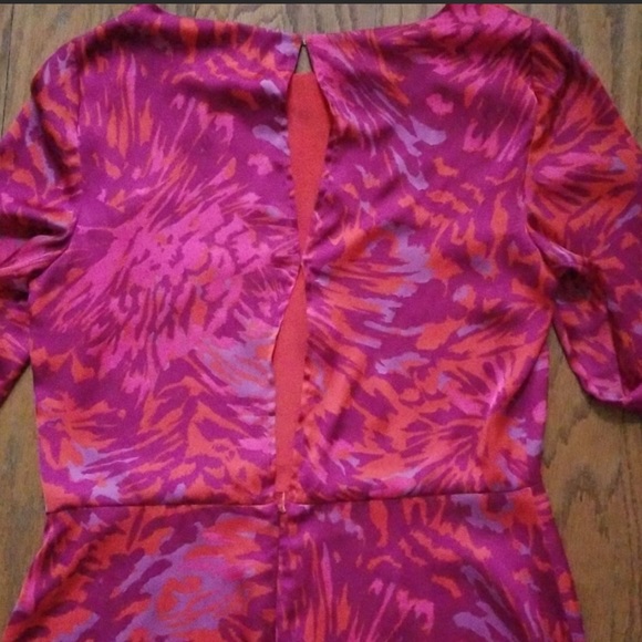 ADAM LIPPES LONG SLEEVE SILK DRESS - Picture 8 of 11